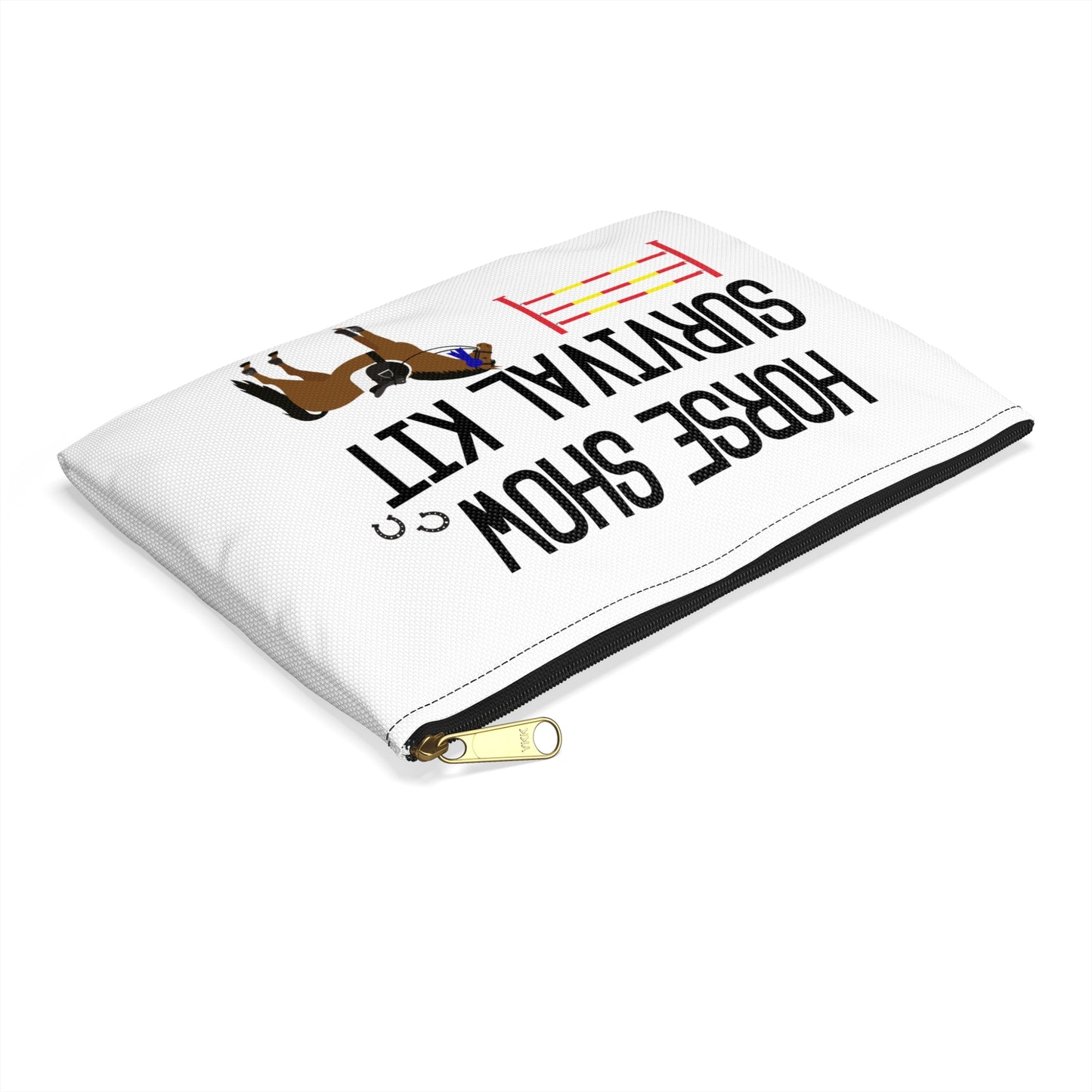 Horse Show Survival Kit Zipper Pouch Bag