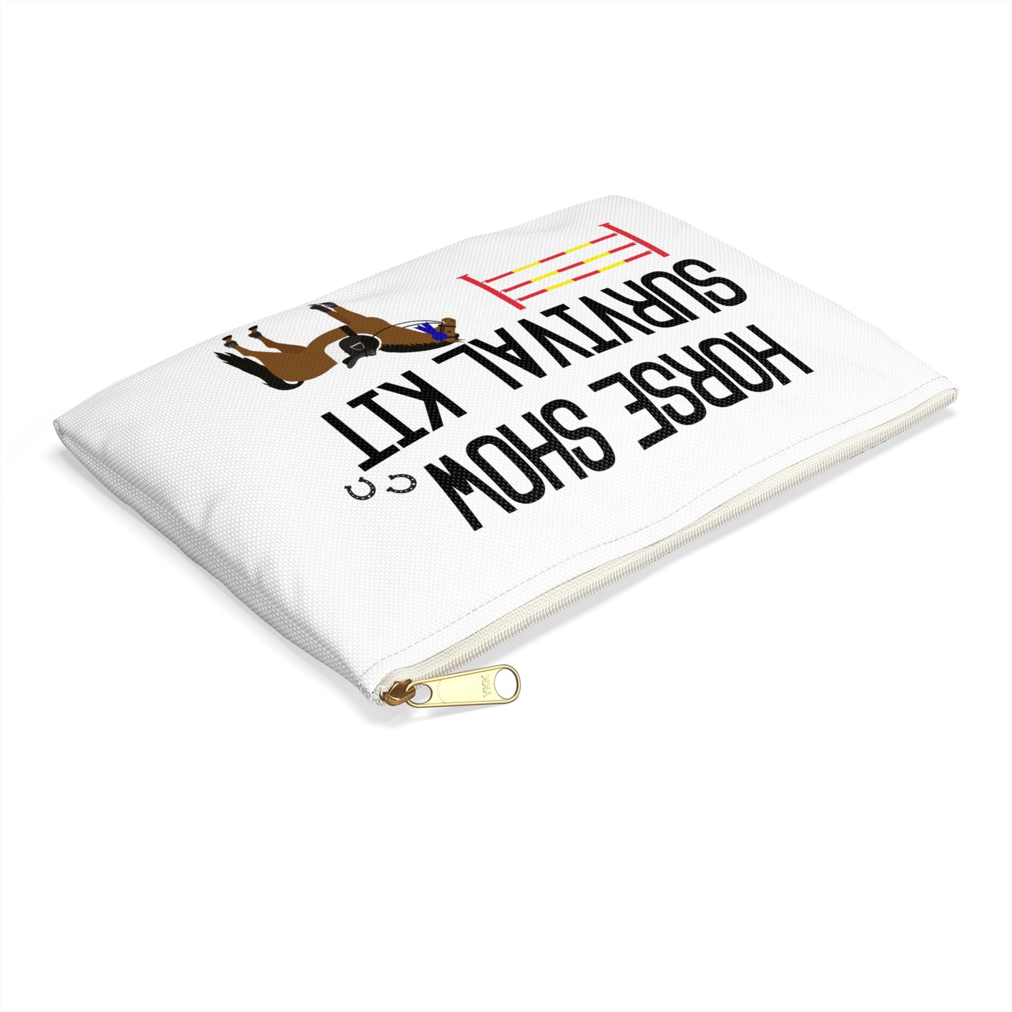 Horse Show Survival Kit Zipper Pouch Bag