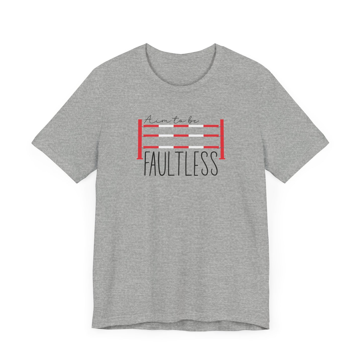 Aim to Be Faultless Horse Jumping Shirt (Adult)