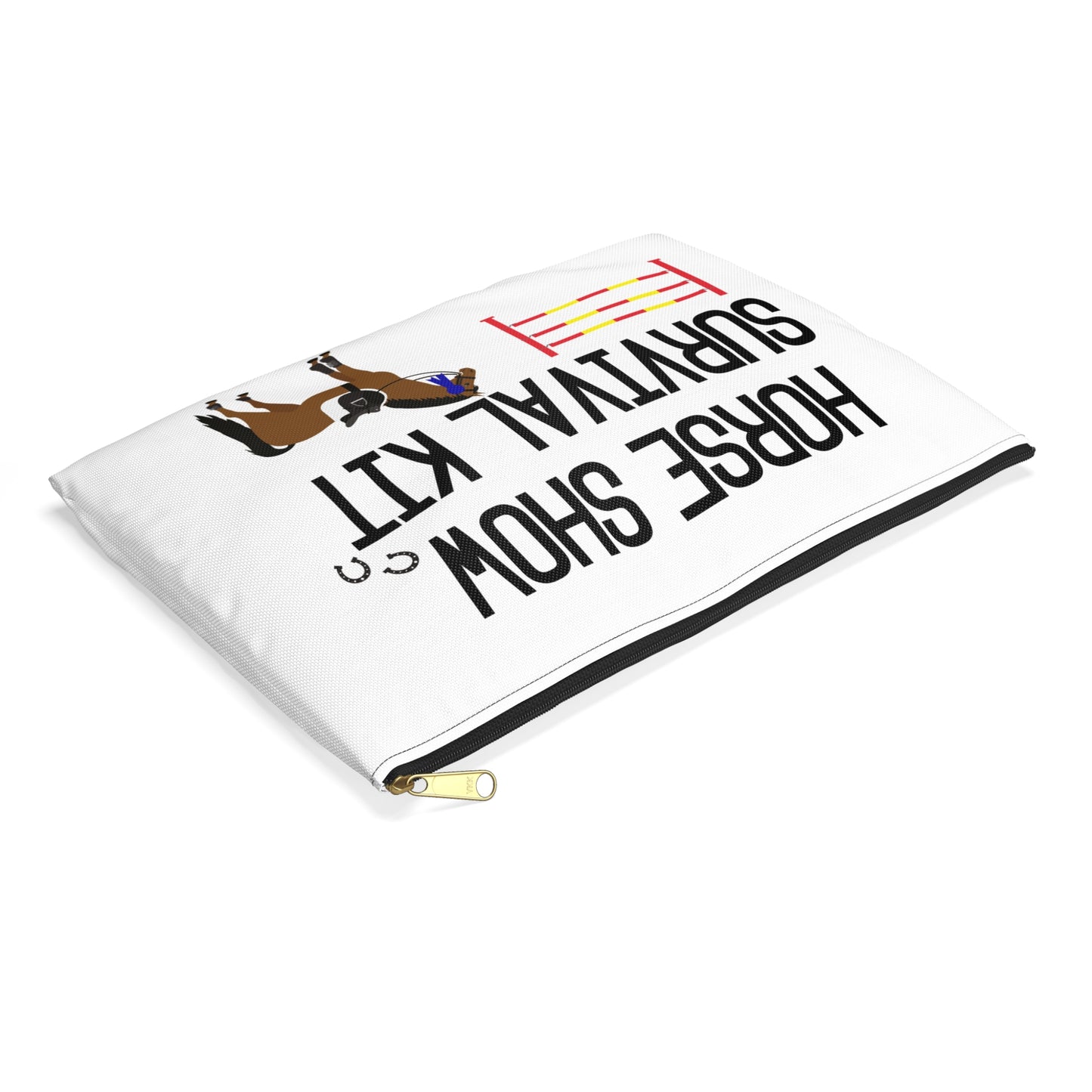 Horse Show Survival Kit Zipper Pouch Bag