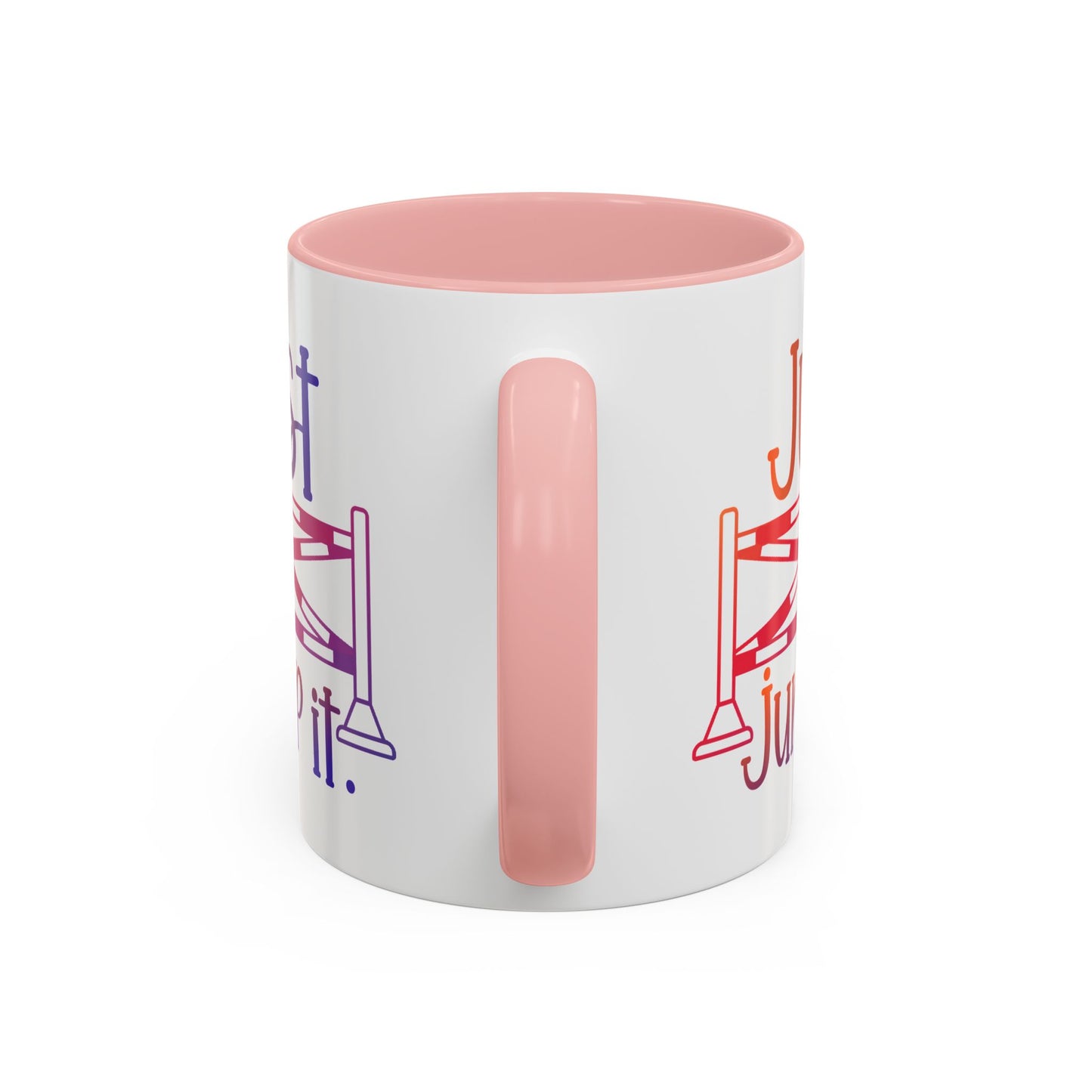 Just Jump It Horse Themed Ceramic Mug