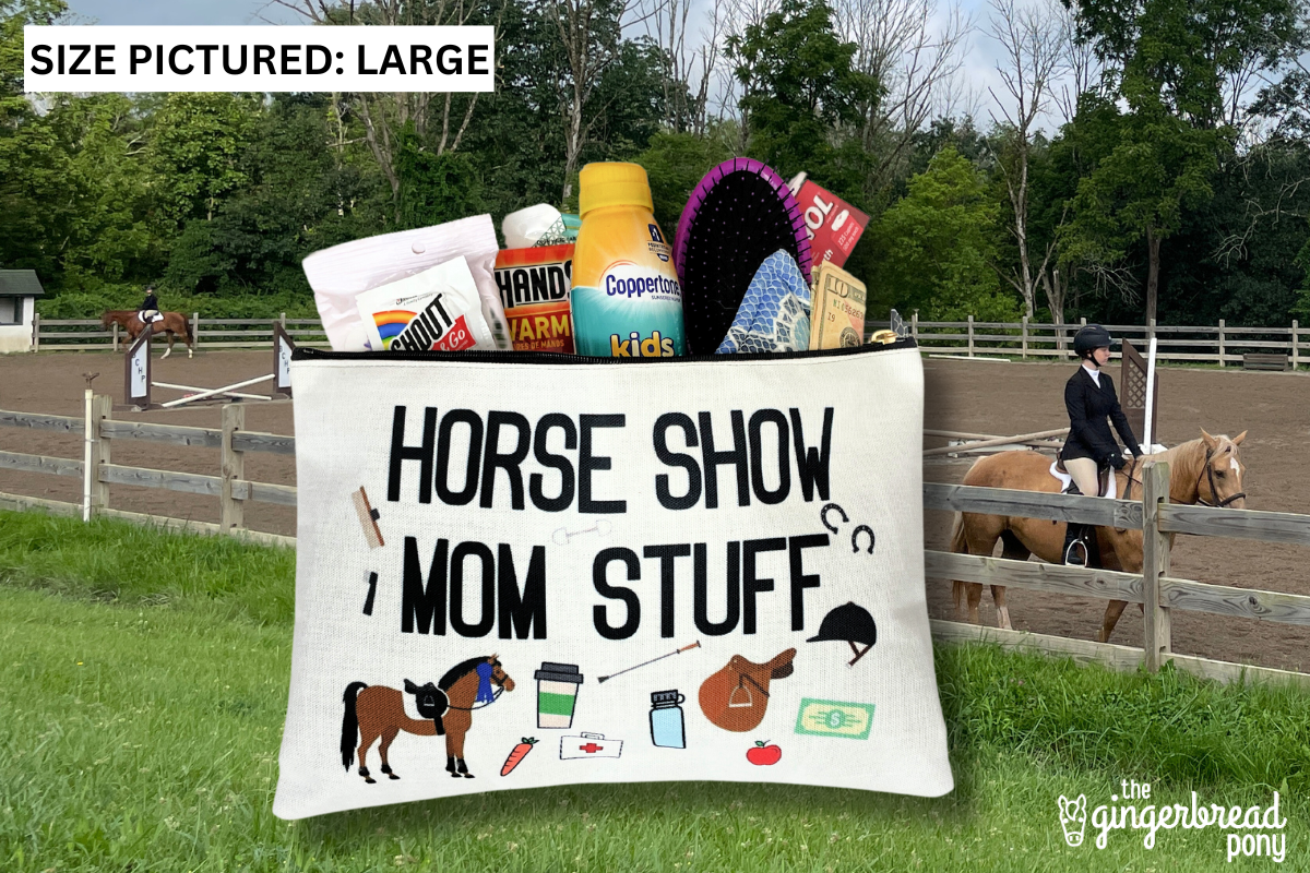 In My Horse Show Era Theme Zipper Pouch Bag