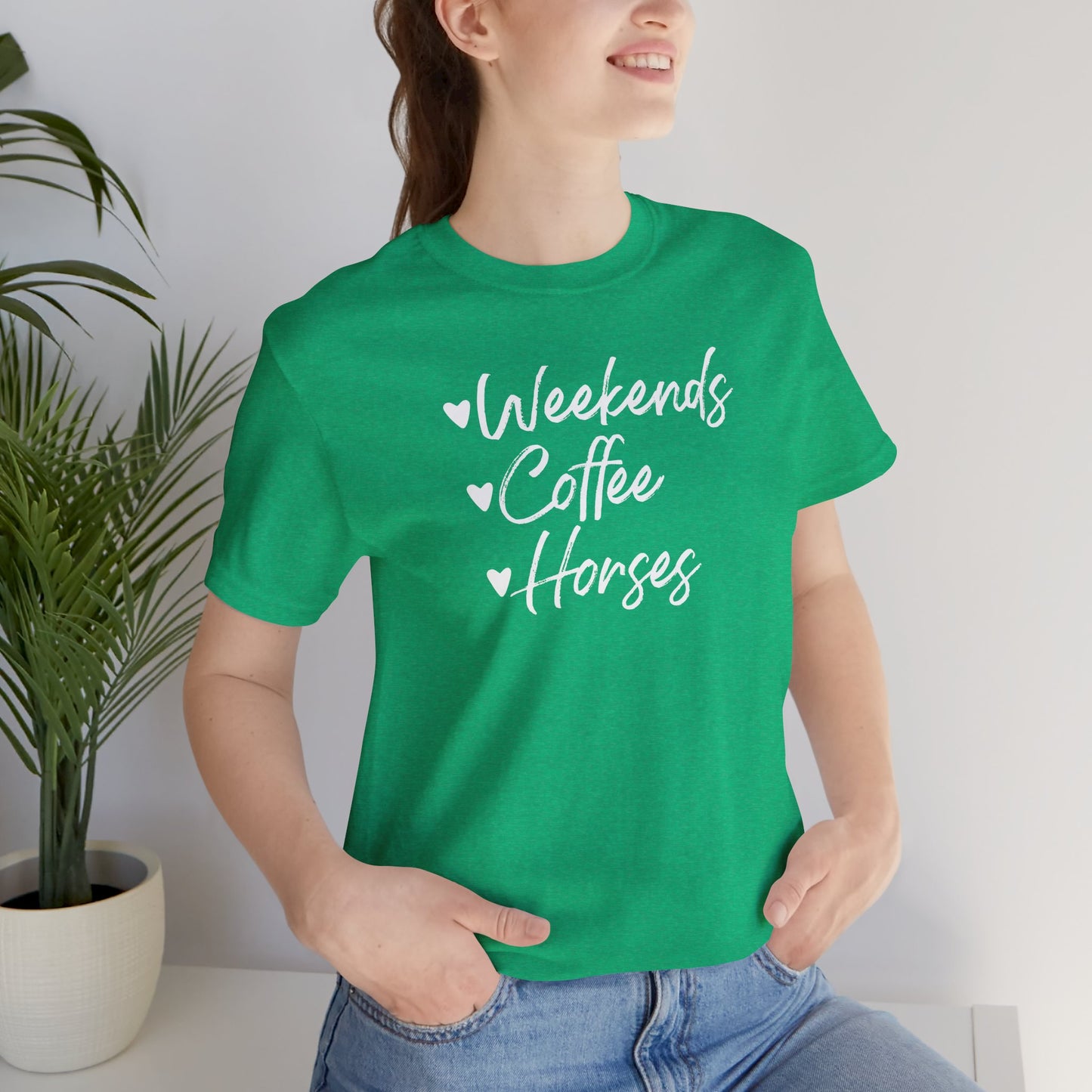 Weekends Coffee Horses Shirt (Adult)