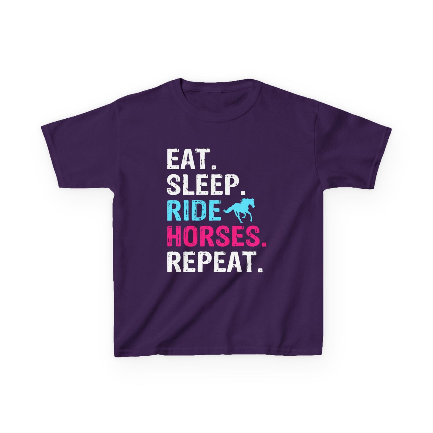 Eat Sleep Ride Horses Repeat Shirt (Youth)