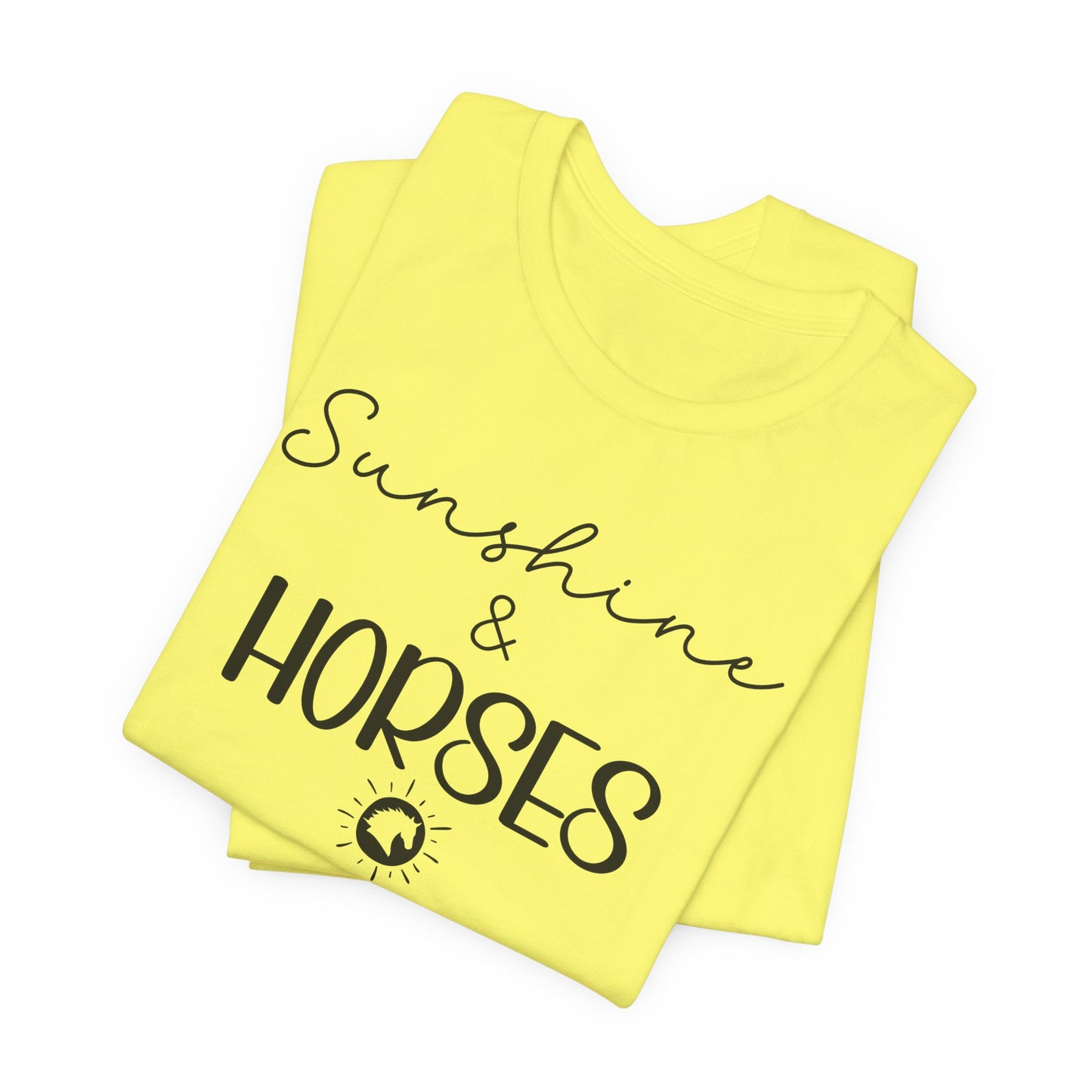 SUNSHINE and HORSES Shirt (Adult)