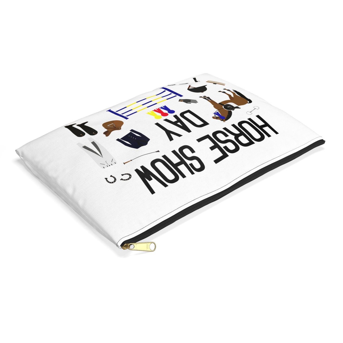 HORSE SHOW DAY Survival Kit Zipper Pouch Bag