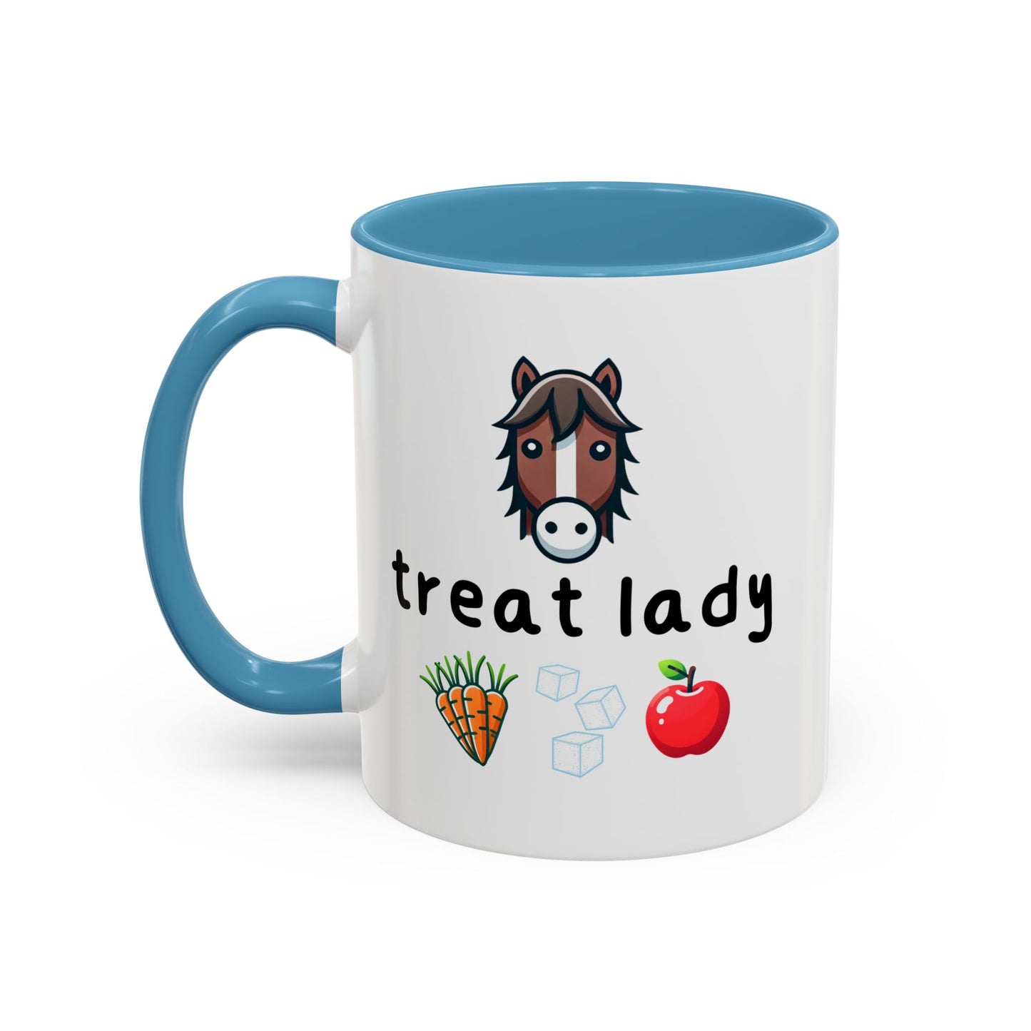 Treat Lady Horse Themed Ceramic Mug