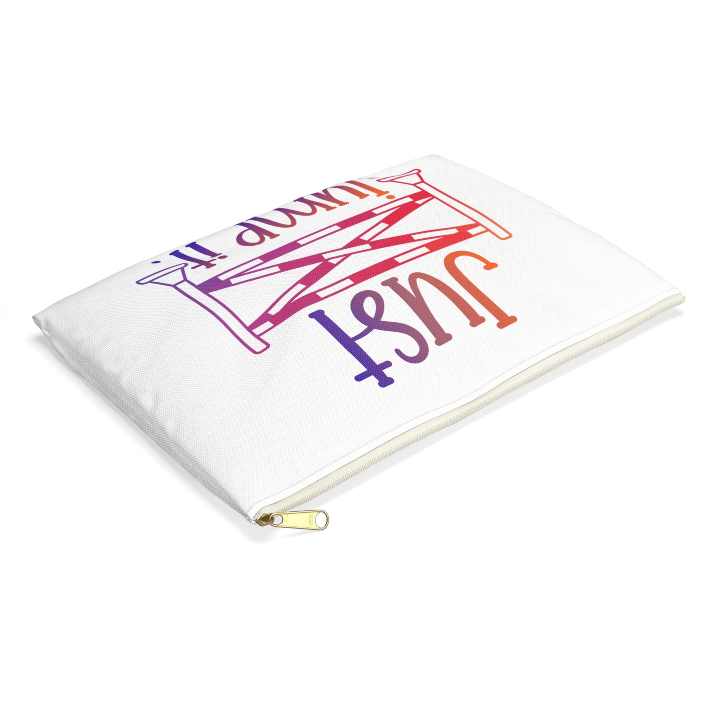 Just Jump It Zipper Pouch Bag