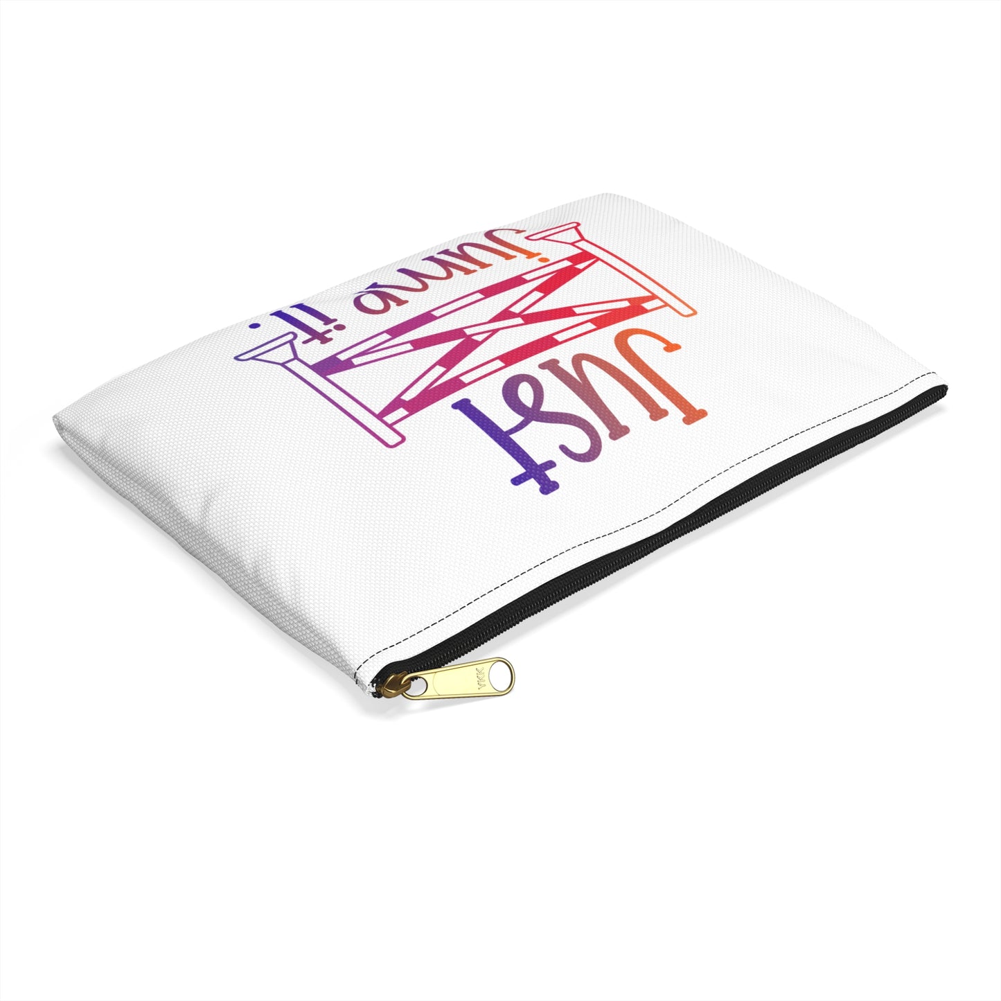 Just Jump It Zipper Pouch Bag