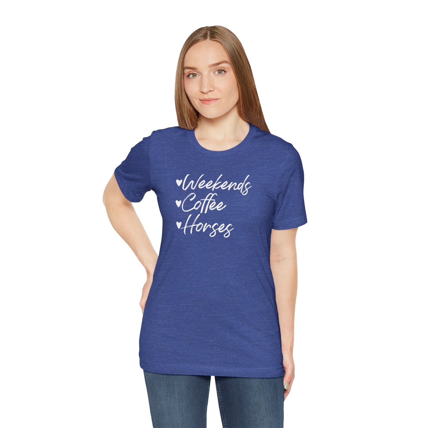 Weekends Coffee Horses Shirt (Adult)