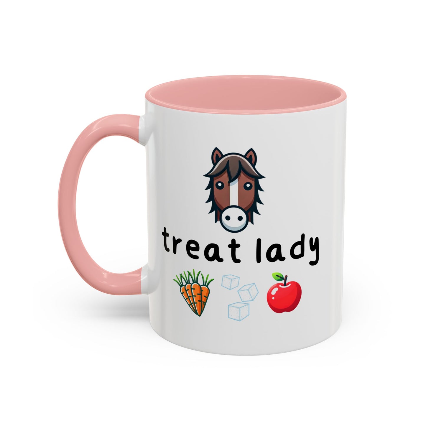 Treat Lady Horse Themed Ceramic Mug