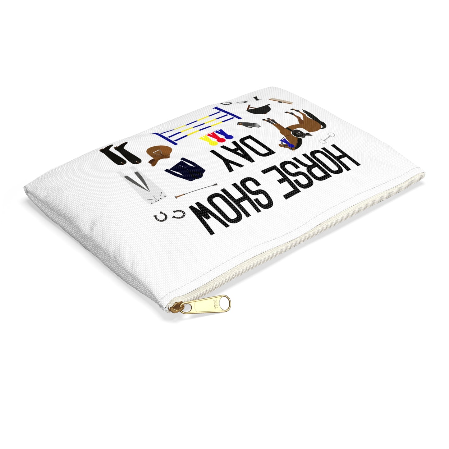 HORSE SHOW DAY Survival Kit Zipper Pouch Bag