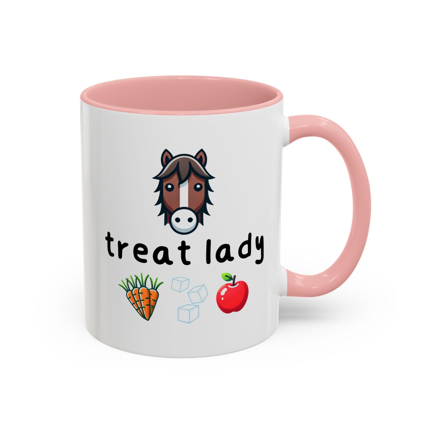 Treat Lady Horse Themed Ceramic Mug