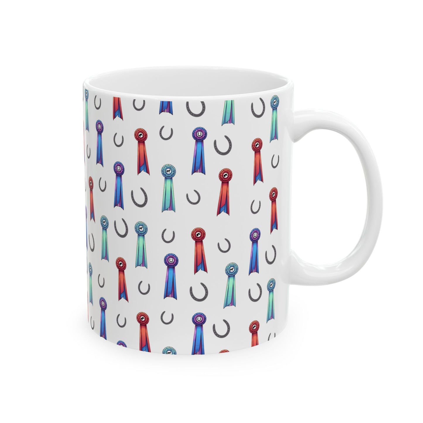 Horse Show Ribbon Themed Mug