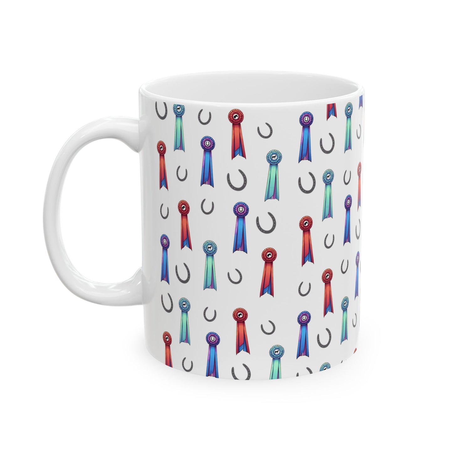 Horse Show Ribbon Themed Mug