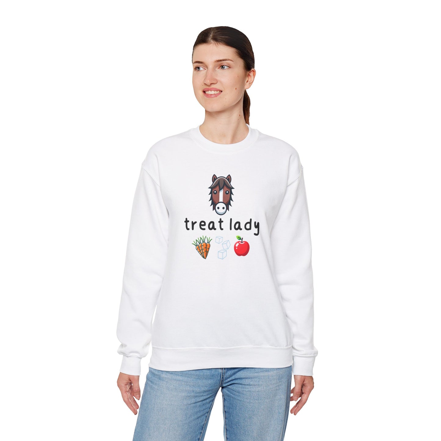 Treat Lady Horse Themed Sweatshirt