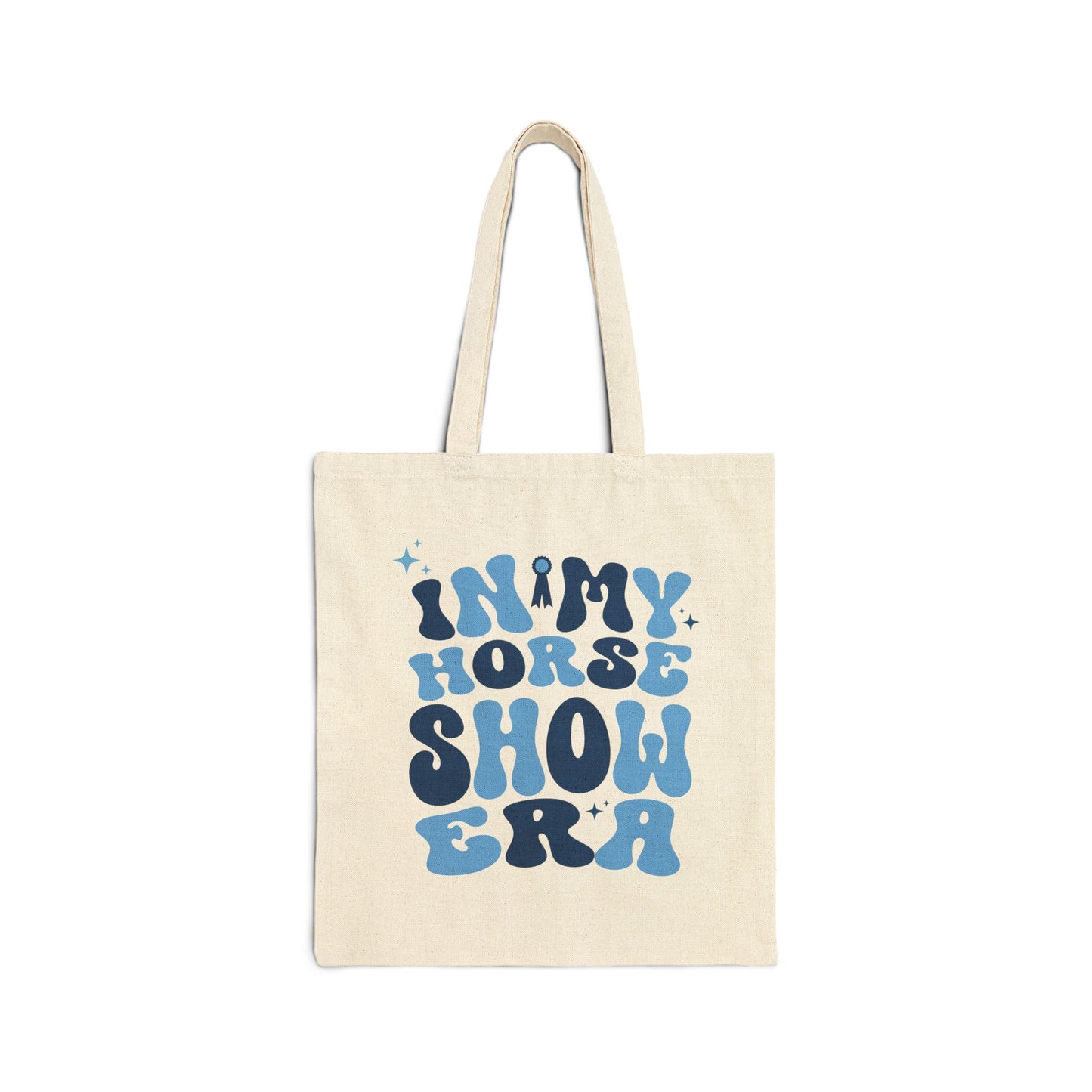 In My Horse Show Era Cotton Canvas Tote Bag