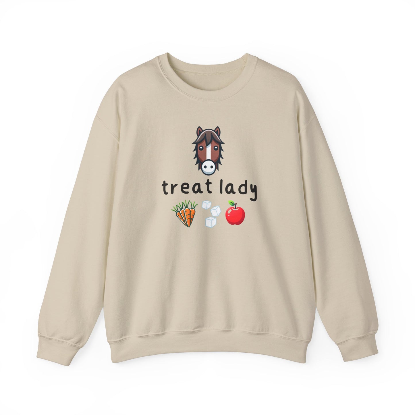 Treat Lady Horse Themed Sweatshirt