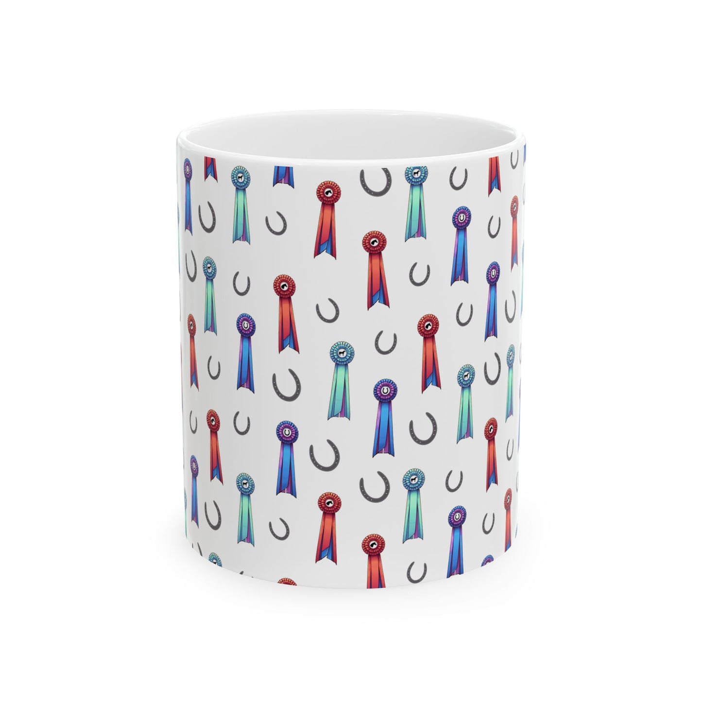 Horse Show Ribbon Themed Mug