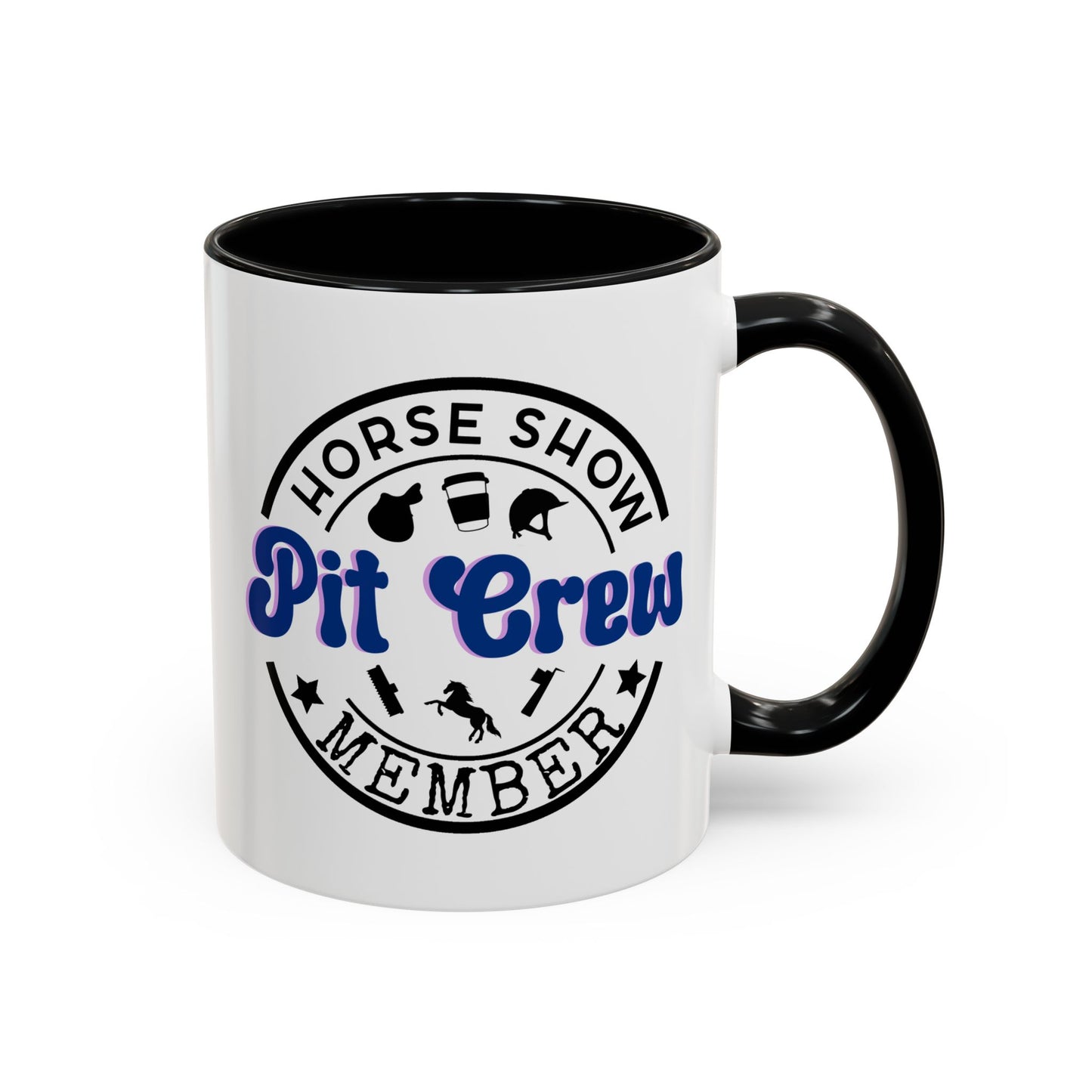 Horse Show Pit Crew Ceramic Mug