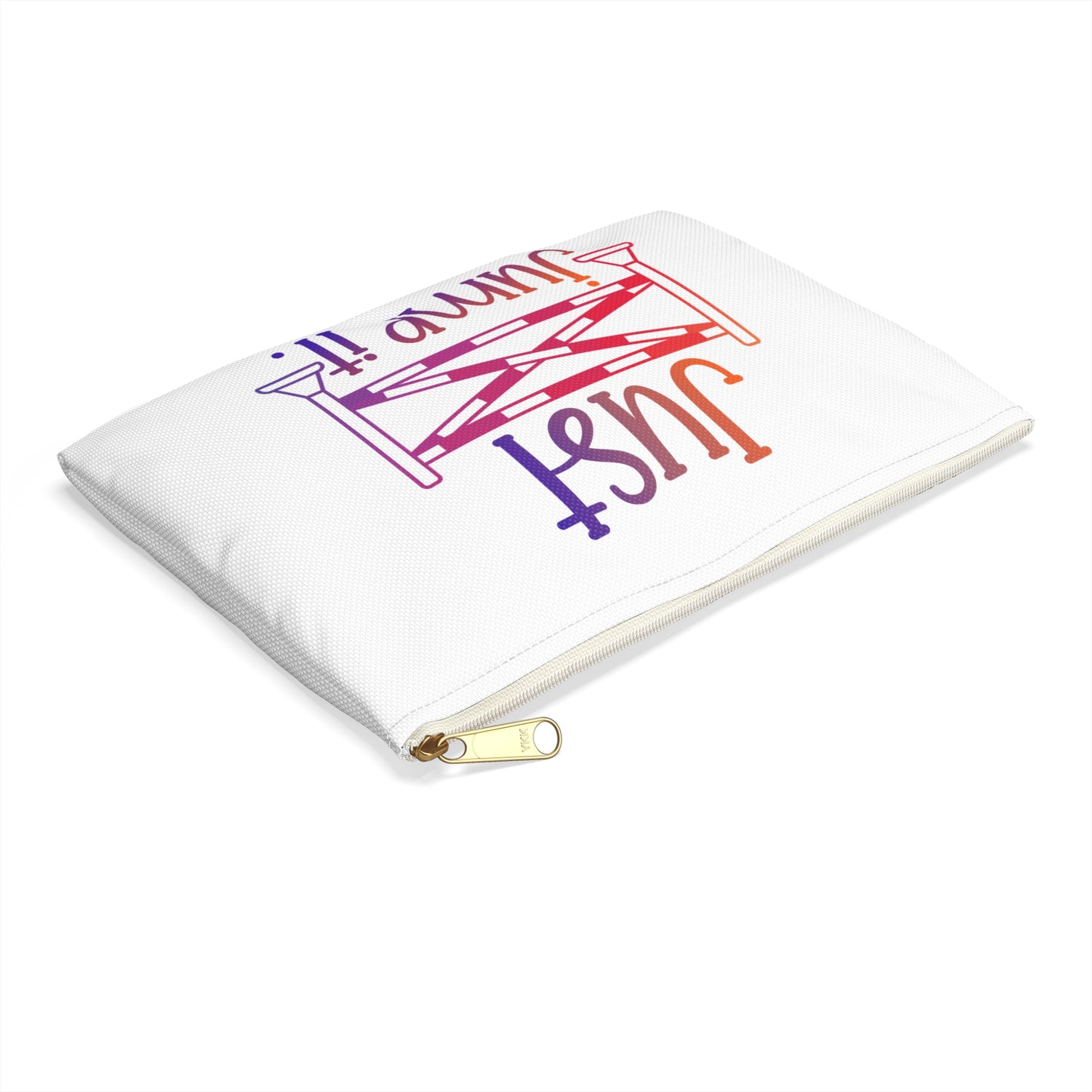 Just Jump It Zipper Pouch Bag