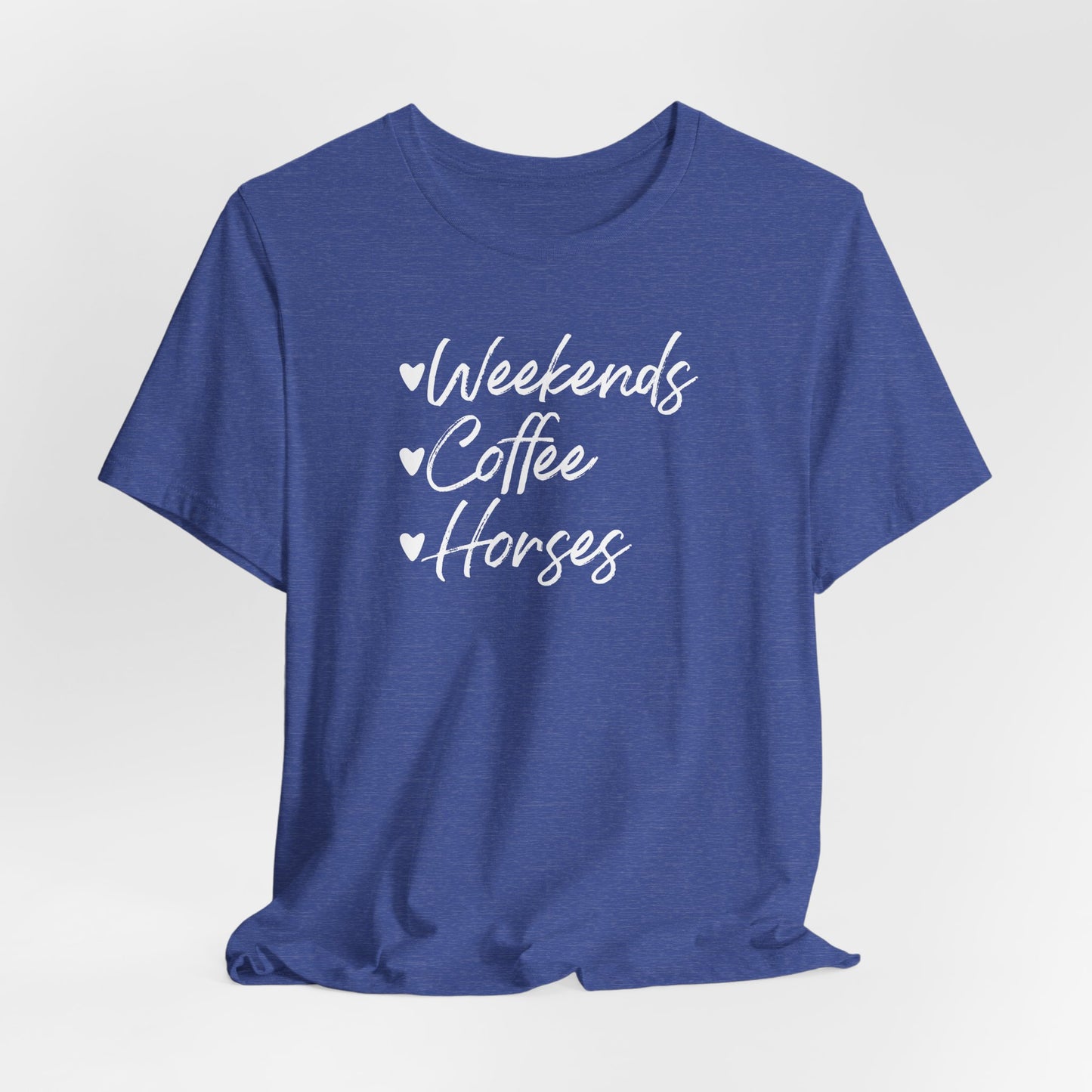 Weekends Coffee Horses Shirt (Adult)