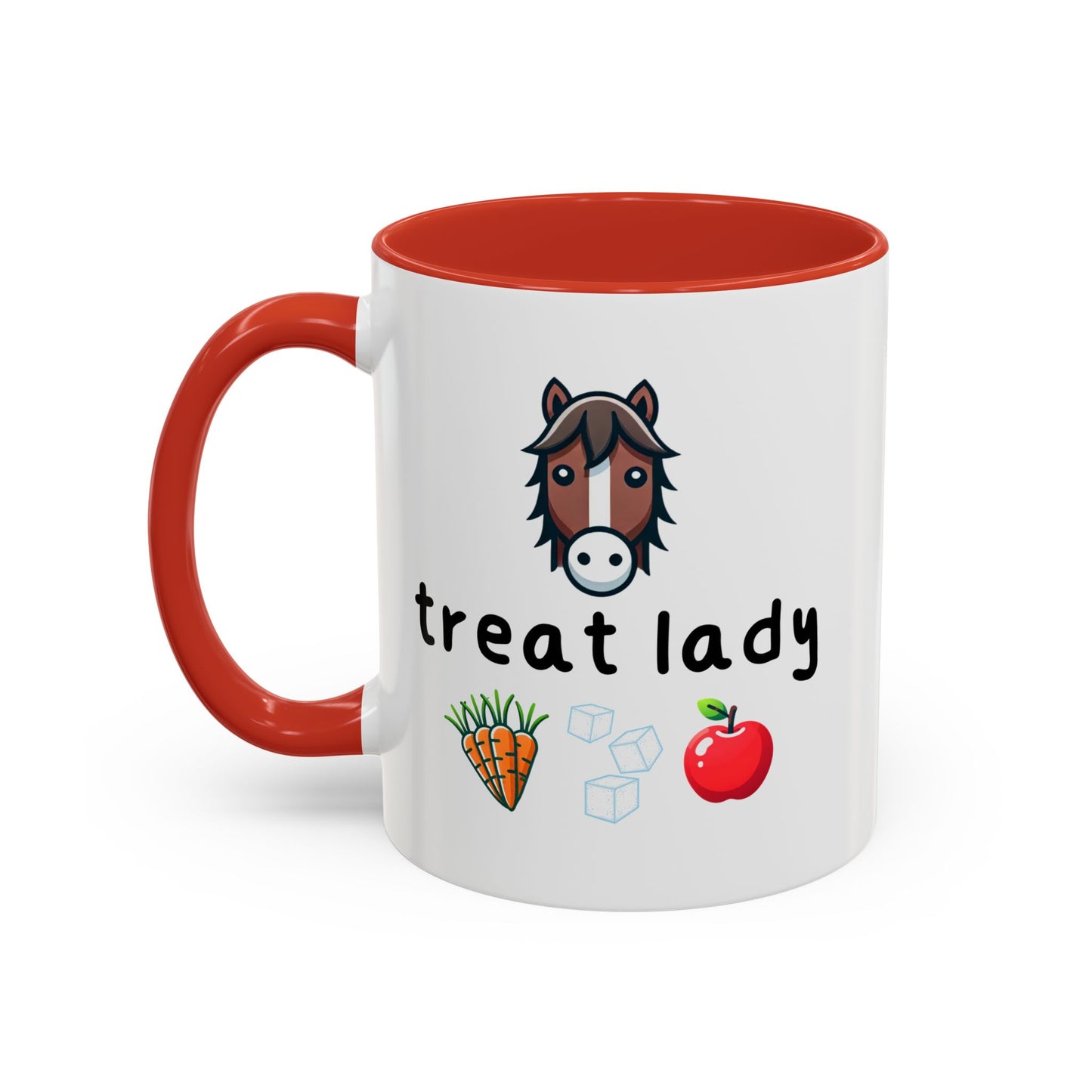 Treat Lady Horse Themed Ceramic Mug