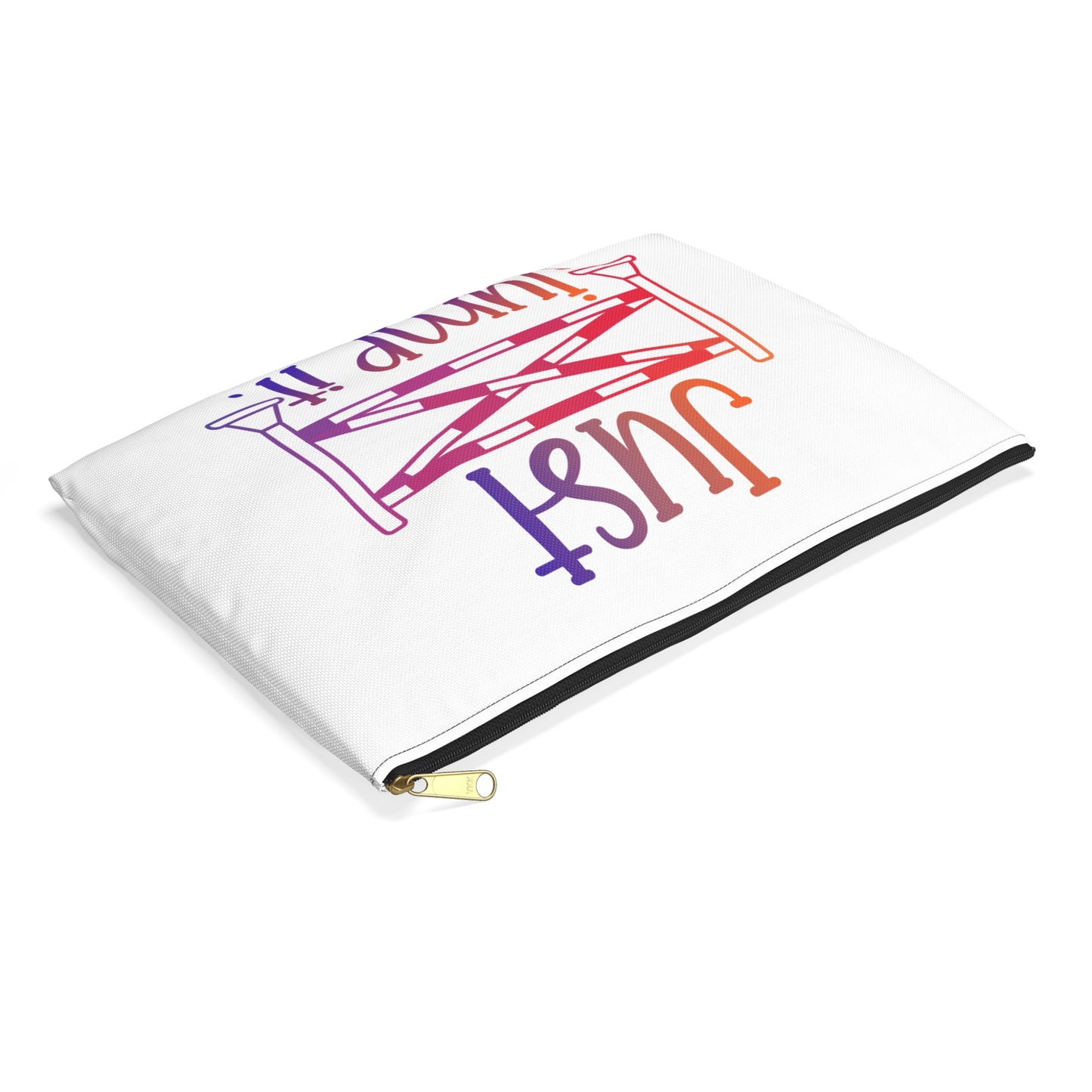 Just Jump It Zipper Pouch Bag