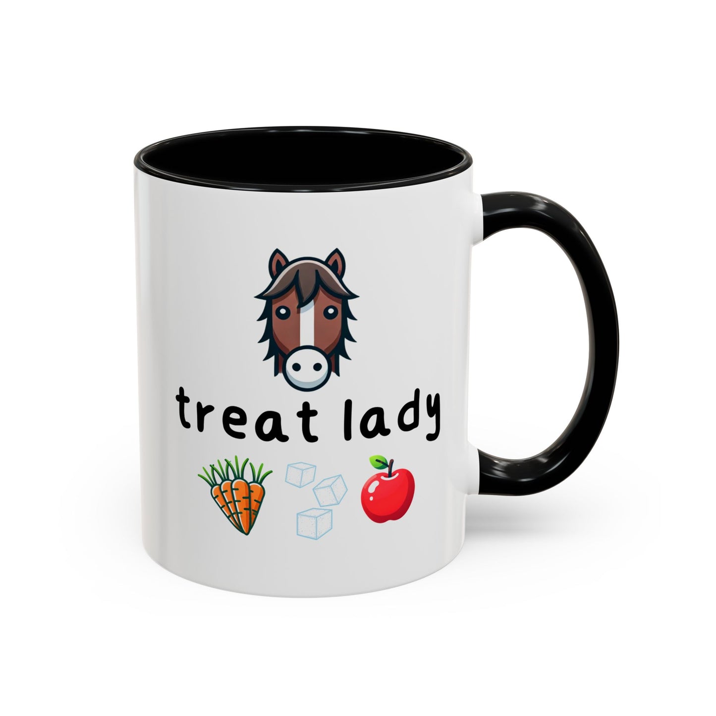 Treat Lady Horse Themed Ceramic Mug