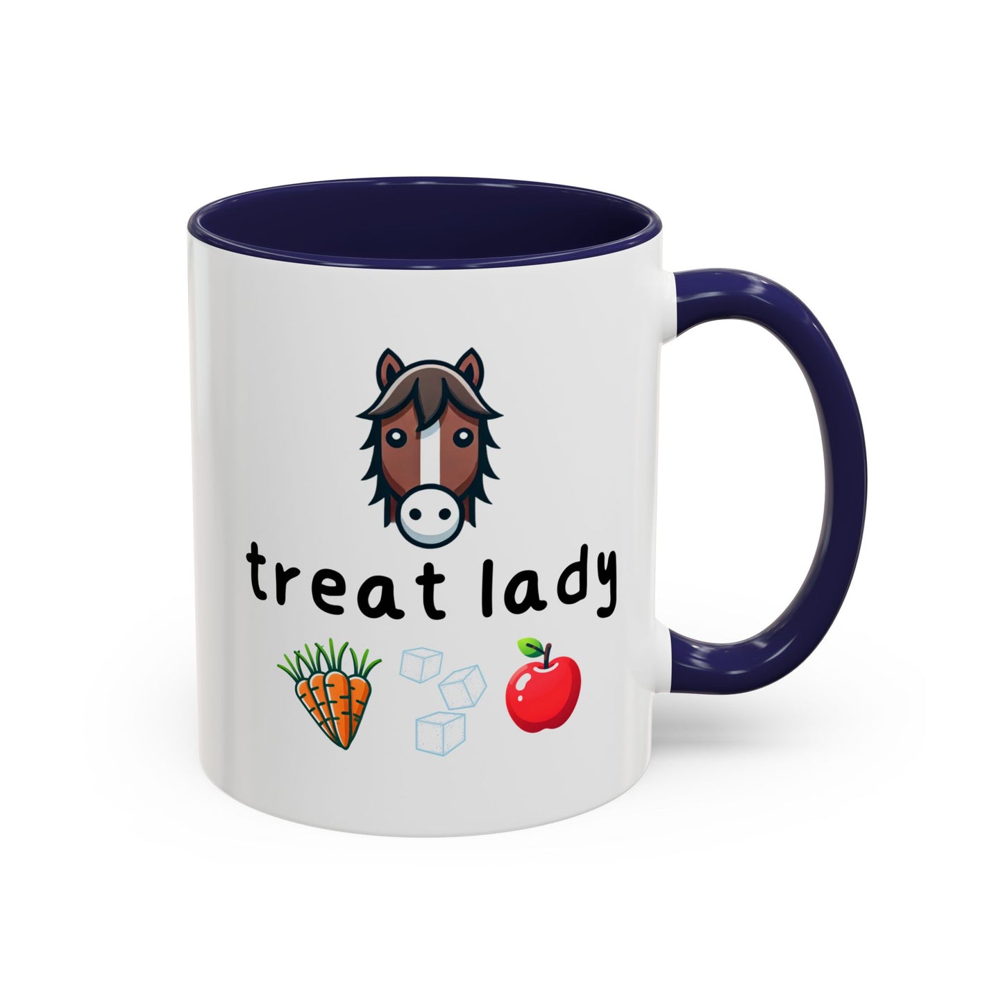 Treat Lady Horse Themed Ceramic Mug