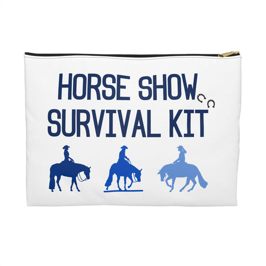 Western Horse Show Survival Kit Zipper Pouch