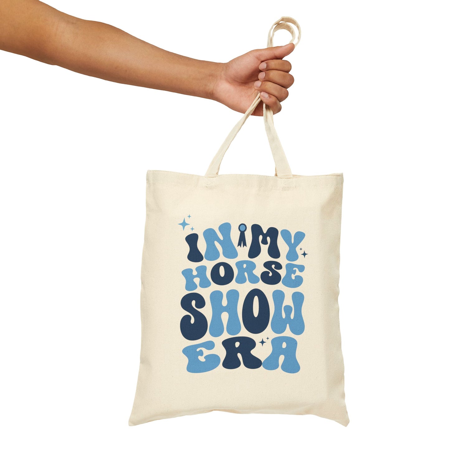 In My Horse Show Era Cotton Canvas Tote Bag