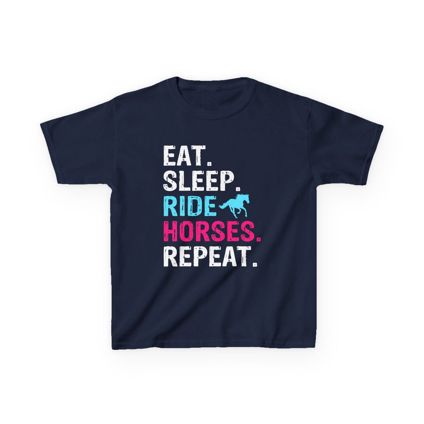 Eat Sleep Ride Horses Repeat Shirt (Youth)