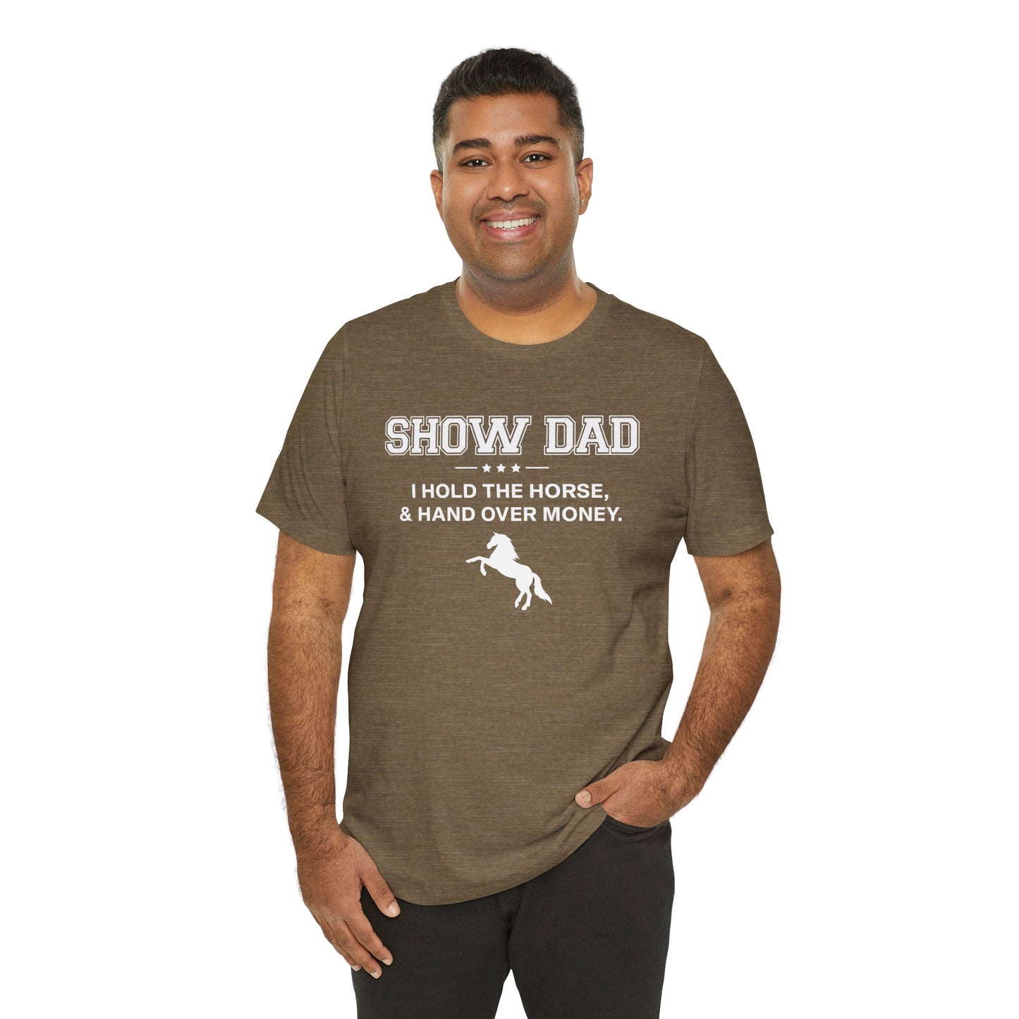 Horse Show Dad Hold Horse Hand Over Money Shirt