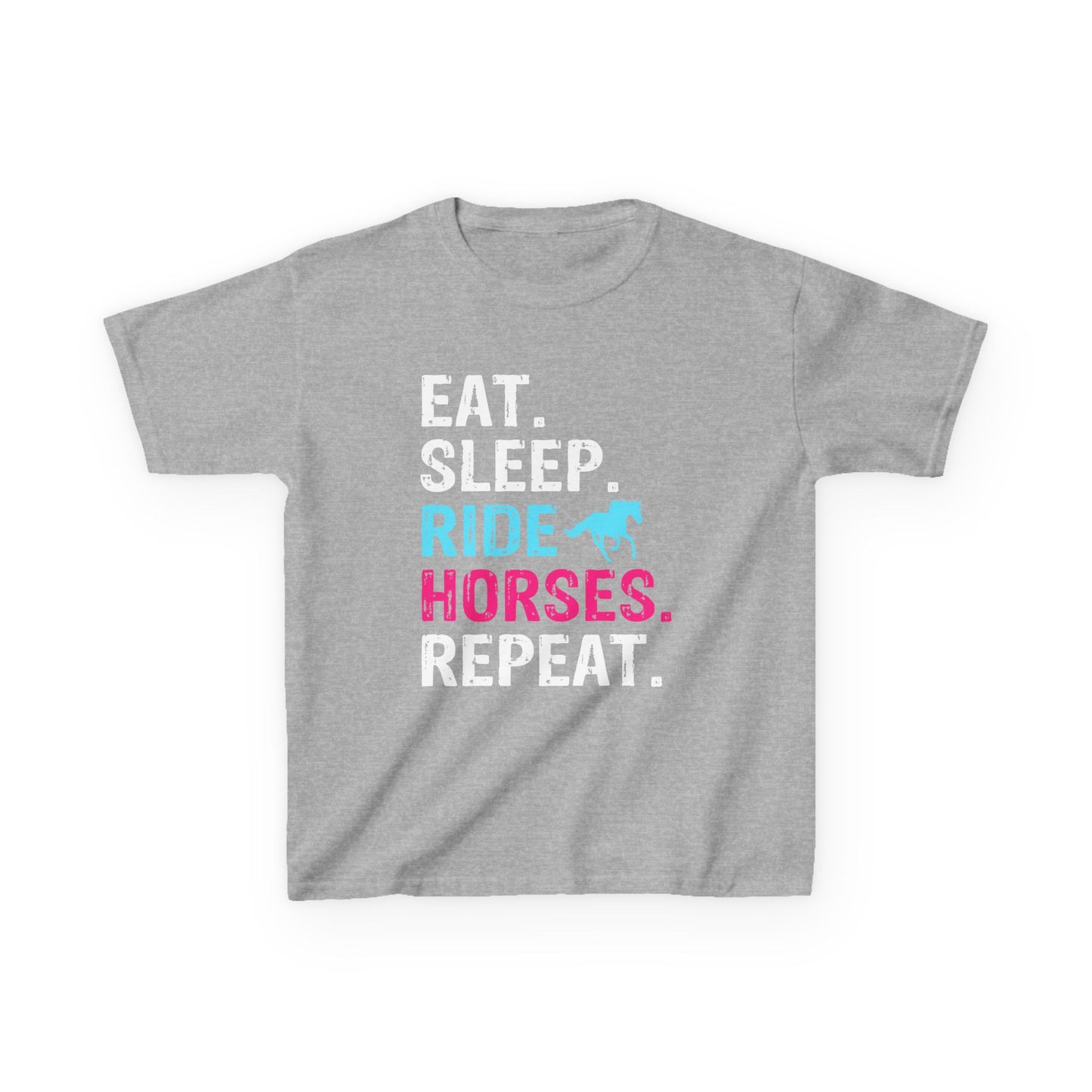 Eat Sleep Ride Horses Repeat Shirt (Youth)