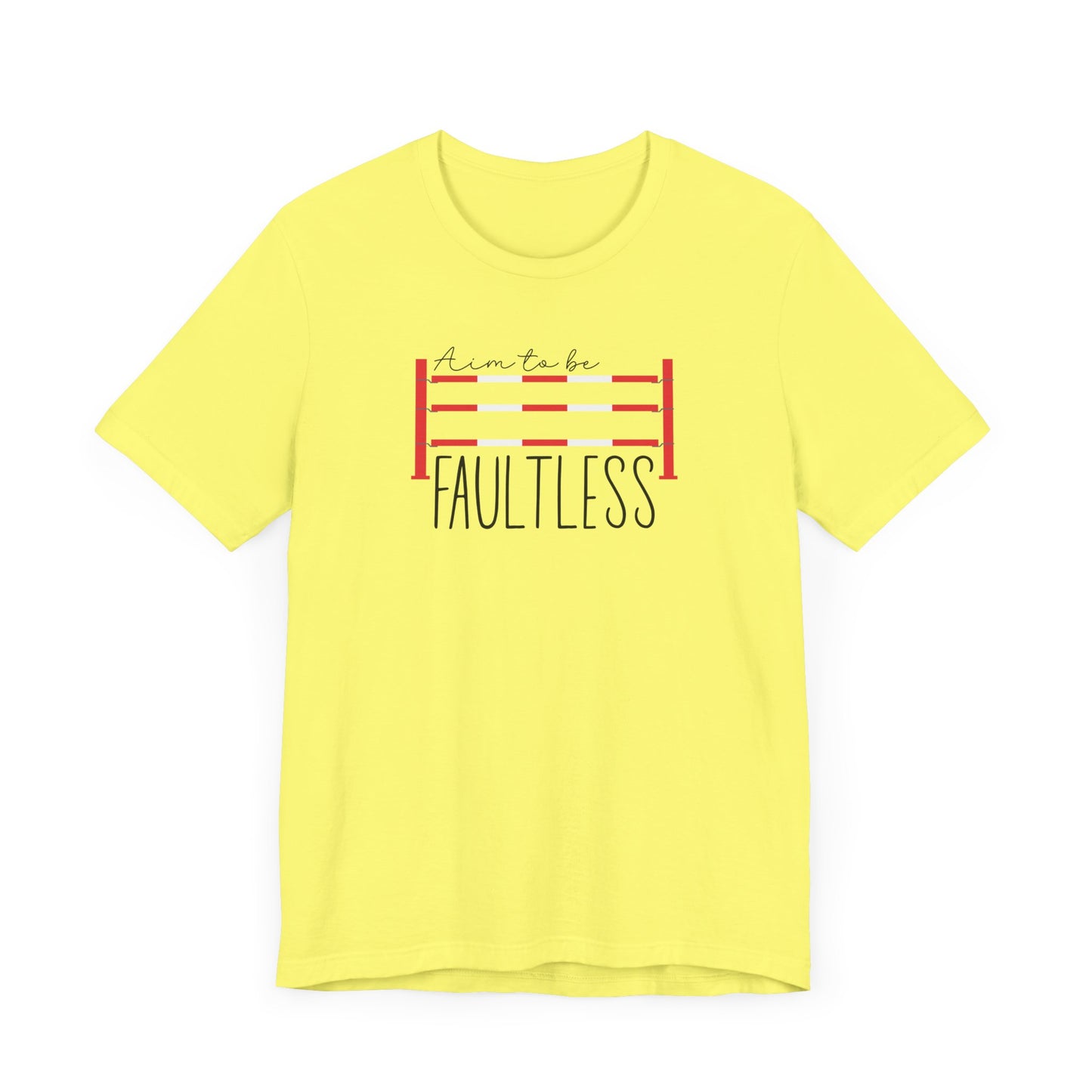 Aim to Be Faultless Horse Jumping Shirt (Adult)