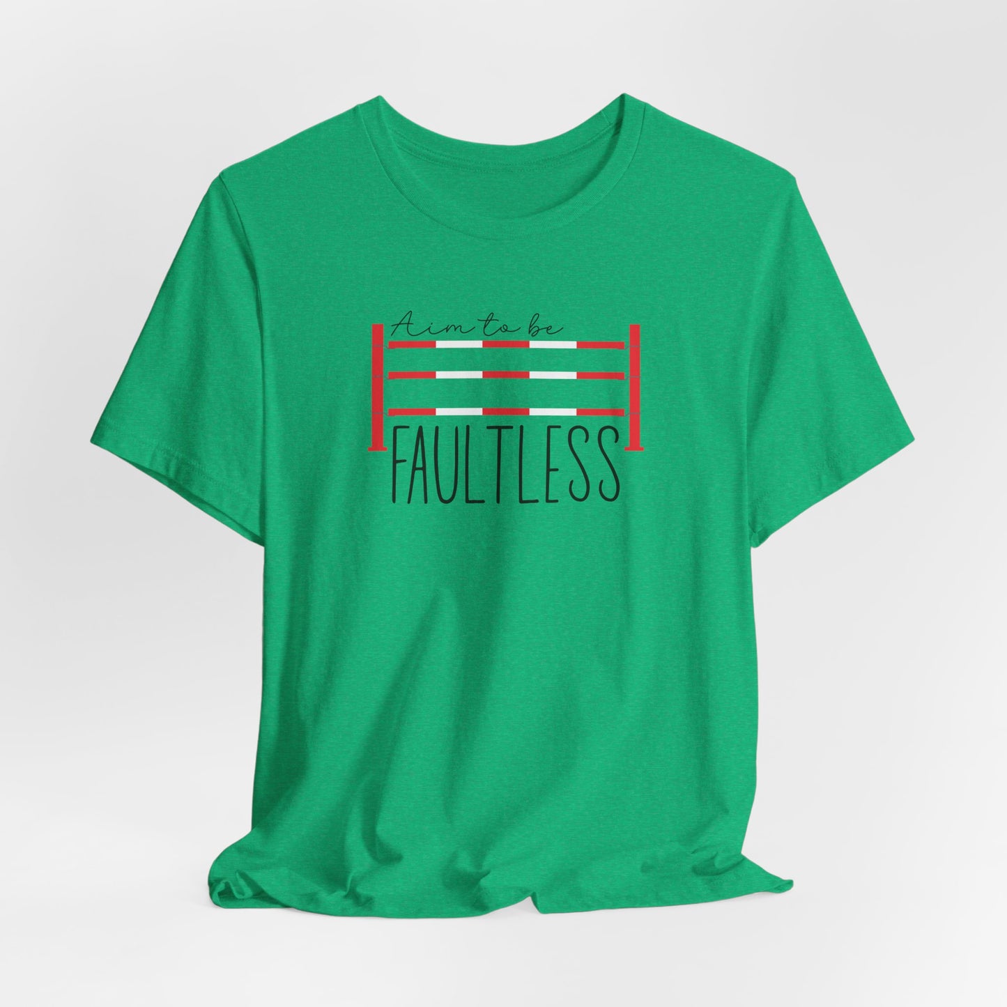 Aim to Be Faultless Horse Jumping Shirt (Adult)