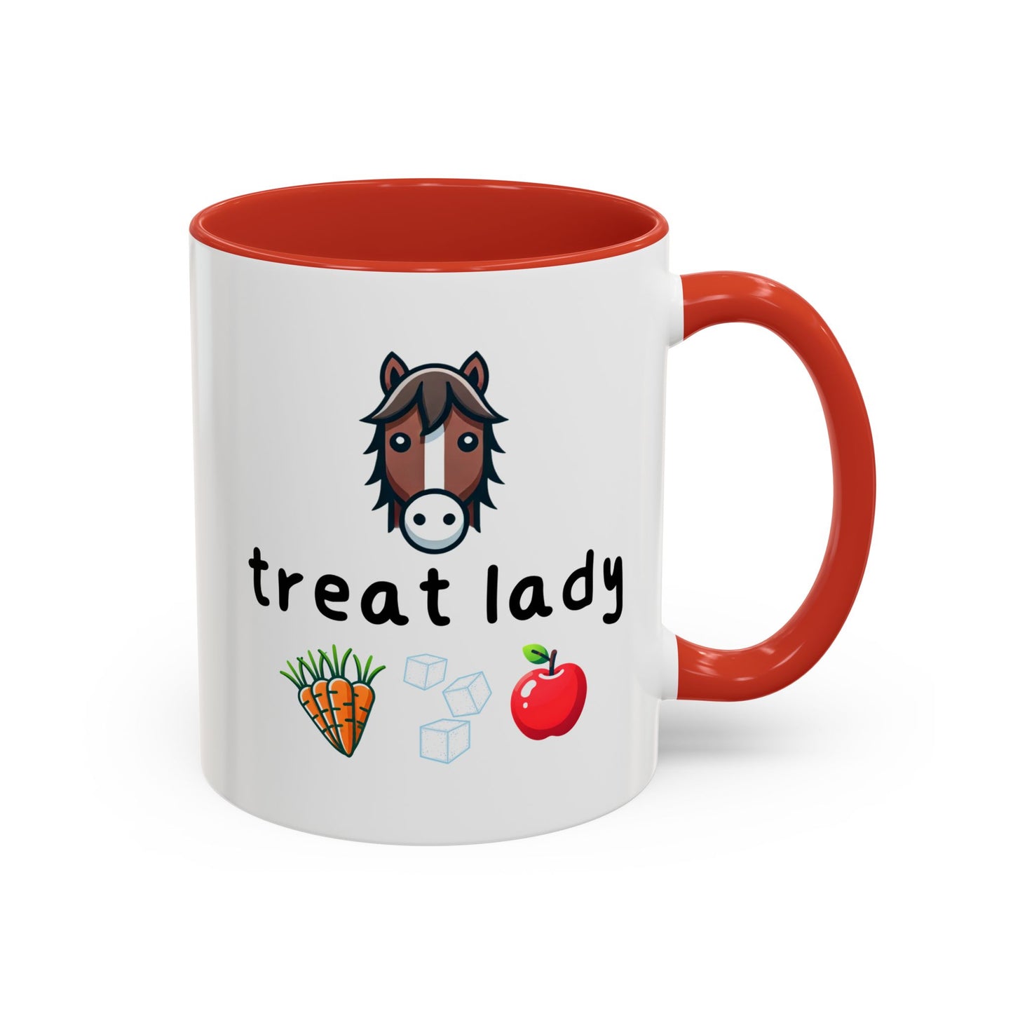 Treat Lady Horse Themed Ceramic Mug