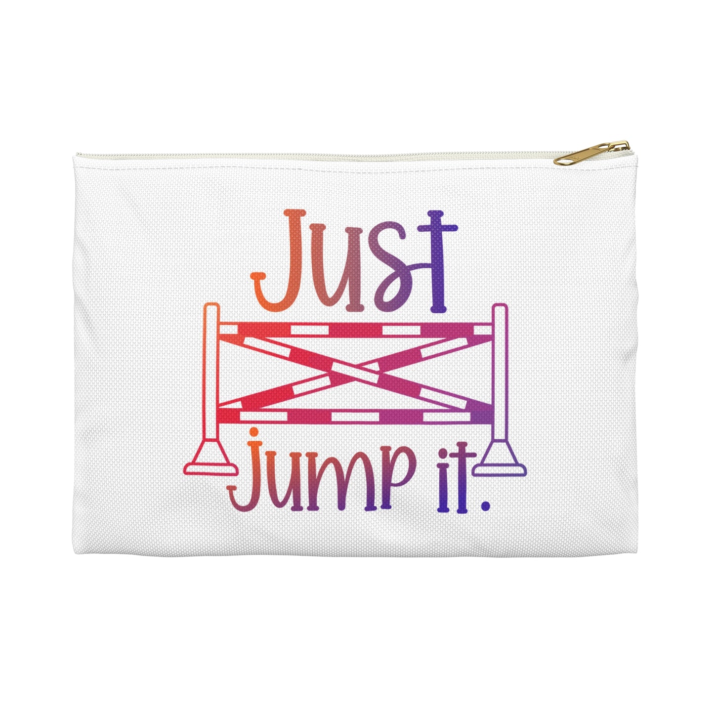 Just Jump It Zipper Pouch Bag