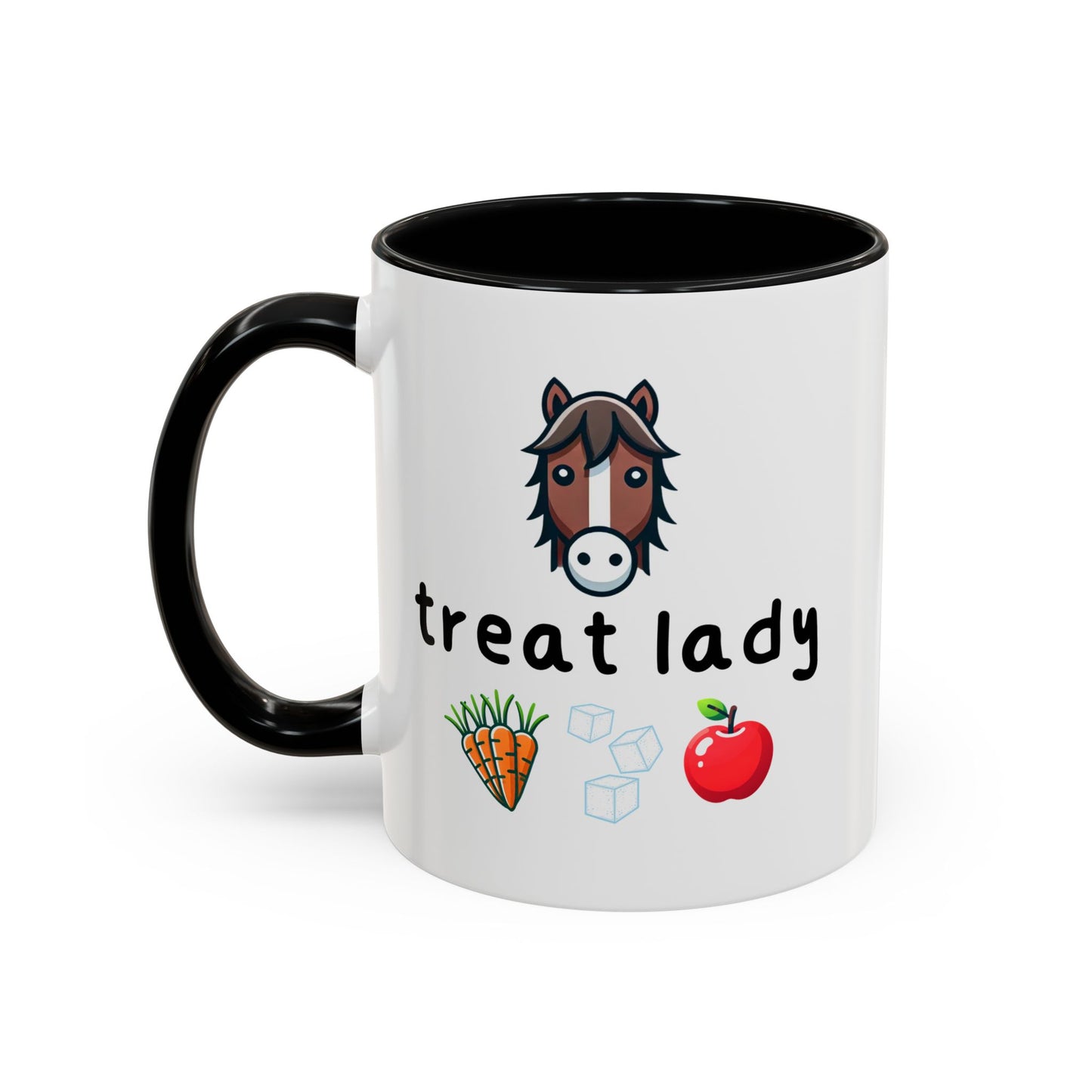 Treat Lady Horse Themed Ceramic Mug