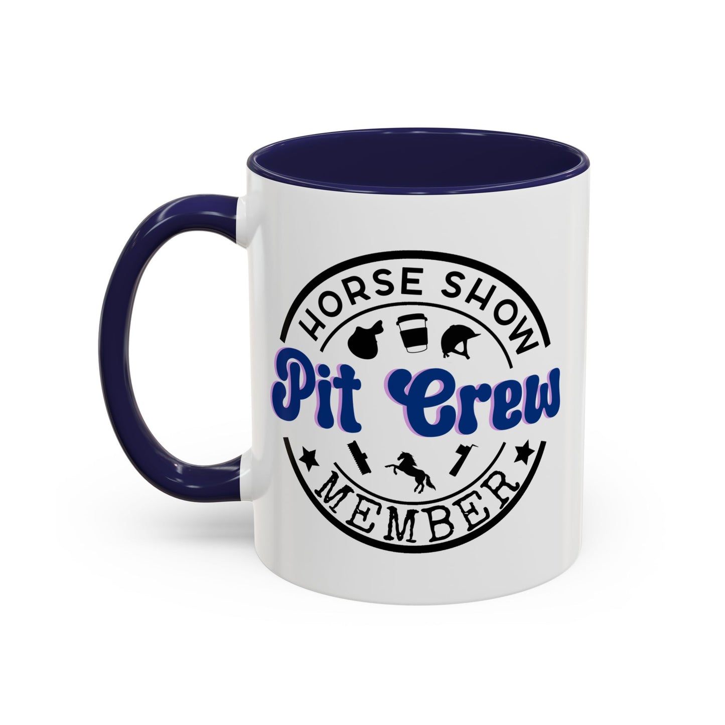 Horse Show Pit Crew Ceramic Mug