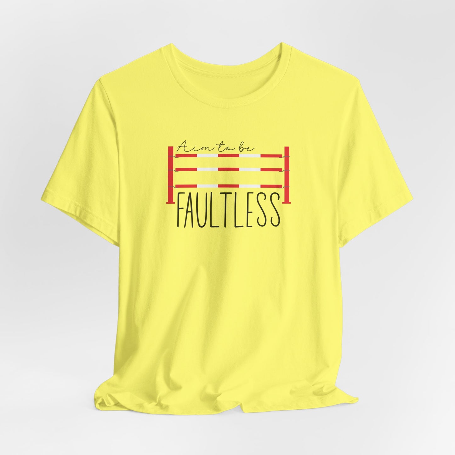 Aim to Be Faultless Horse Jumping Shirt (Adult)