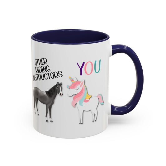 Best Horseback Riding Instructor Horse Unicorn Ceramic Mug