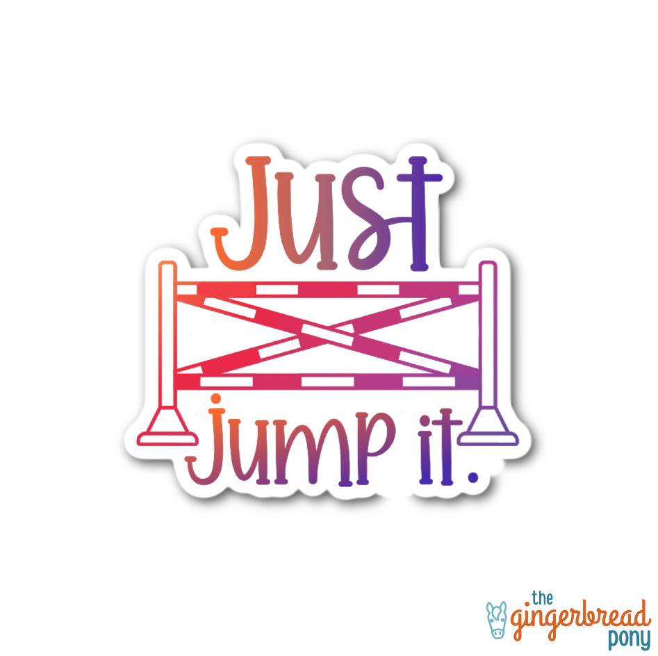 Just Jump It Vinyl Sticker