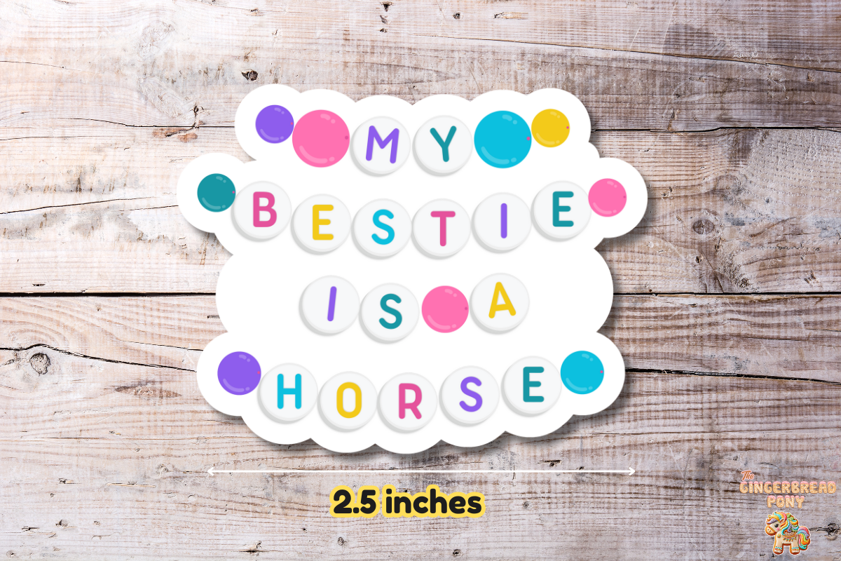 Swiftie Horse Stickers 4-Pack
