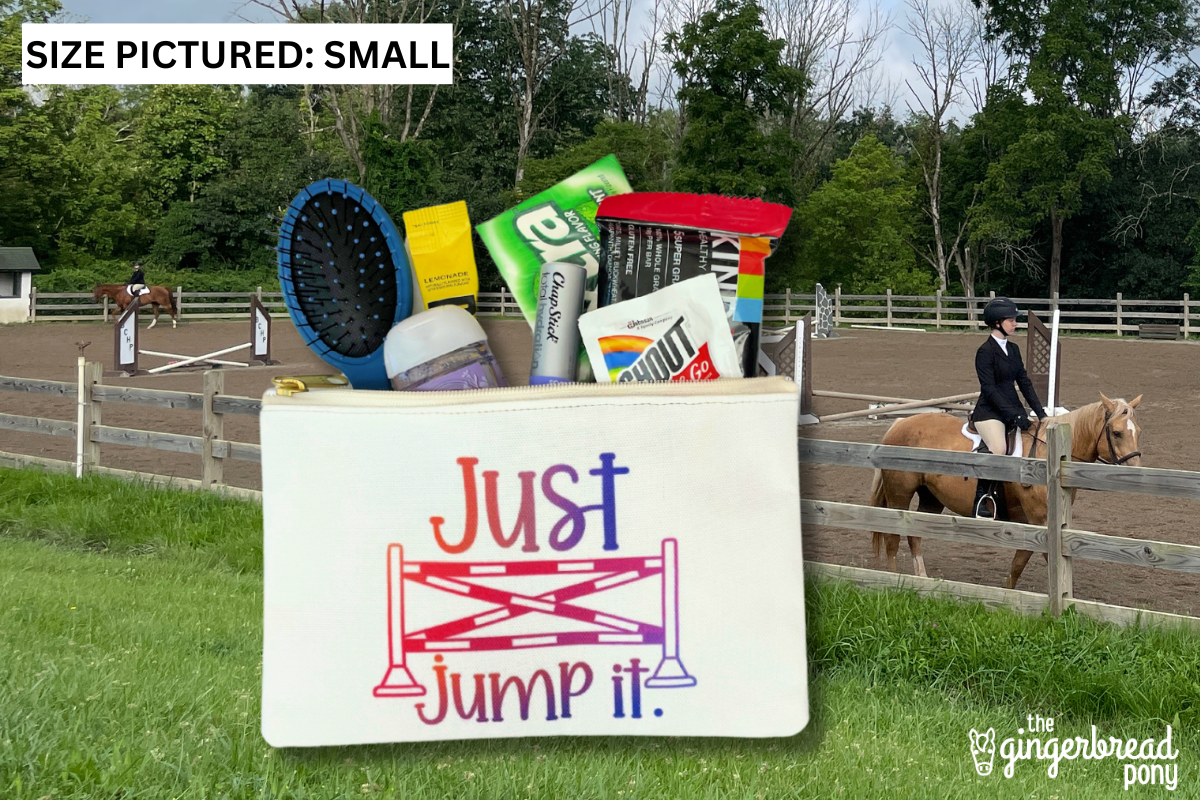 Just Jump It Zipper Pouch Bag