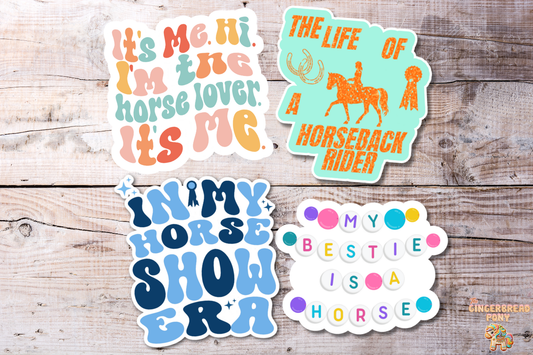 Swiftie Horse Stickers 4-Pack